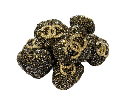 CC Sugar Heart Designer Inspired Bead for Beadable Pens, Stylus, Pencils, Keychains and More!