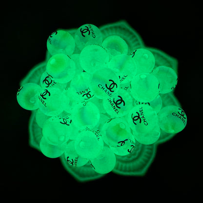 CC Luminous Glow Effect Designer Inspired Acrylic Beads for Beadable Pens, Stylus, Pencils, Keychains and More!
