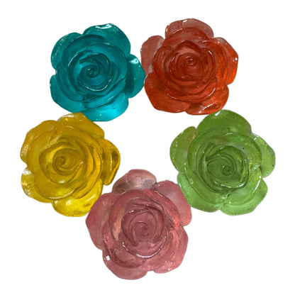 30mm Luminous Jelly Flower Flatback Cabochon Perfect for Your DYI Projects with Phone Cases Water Bottles and More!