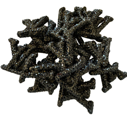 LV Rhinestone Letters Designer Inspired Bead for Beadable Pens, Stylus, Pencils, Keychains and More!