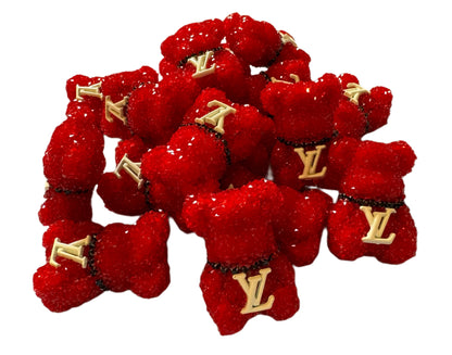 LV Sugar Bear Designer Inspired Bead for Beadable Pens, Stylus, Pencils, Keychains and More!