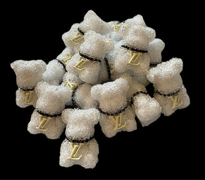 LV Sugar Bear Designer Inspired Bead for Beadable Pens, Stylus, Pencils, Keychains and More!