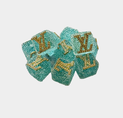 LV Sugar Cube Designer Inspired Bead for Beadable Pens, Stylus, Pencils, Keychains and More!