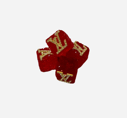LV Sugar Cube Designer Inspired Bead for Beadable Pens, Stylus, Pencils, Keychains and More!