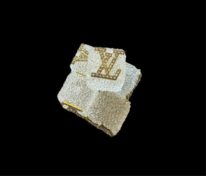 LV Sugar Cube Designer Inspired Bead for Beadable Pens, Stylus, Pencils, Keychains and More!
