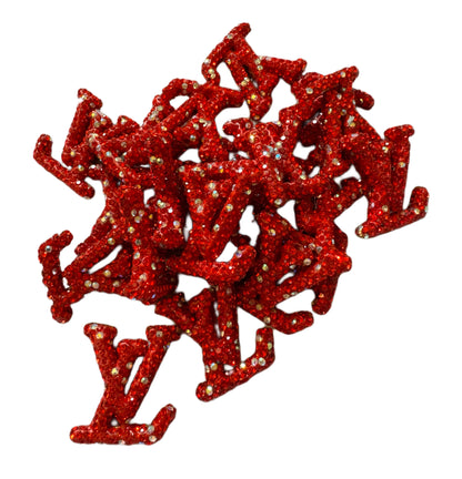 LV Rhinestone Letters Designer Inspired Bead for Beadable Pens, Stylus, Pencils, Keychains and More!