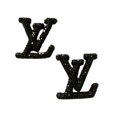 LV Rhinestone Extra Large Letters Designer Inspired Bead for Beadable Pens, Stylus, Pencils, Keychains and More!