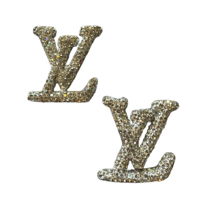 LV Rhinestone Extra Large Letters Designer Inspired Bead for Beadable Pens, Stylus, Pencils, Keychains and More!