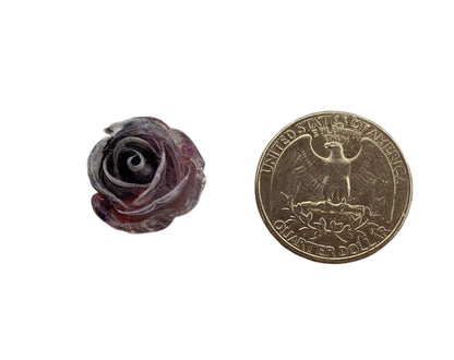 New Price! 18mm GLOW Mixed Color Cake Roses Charm Cabochon Embellishment Flat Back for DYI Phone Cases Water Bottle Scrapbook Hair Accessory