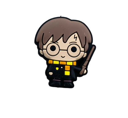 The Wonderful World of Wizards Silicone Focal Bead for Beadable Pens, Stylus, Pencils, Keychains and More