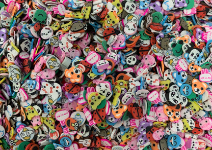 5, 10, 20 gm Kawaii Animal Polymer Clay Confetti Sprinkles Mix with Hello Kitty Great for Beadable Snow Globe Pens, Decoden, Slime, Nail Art