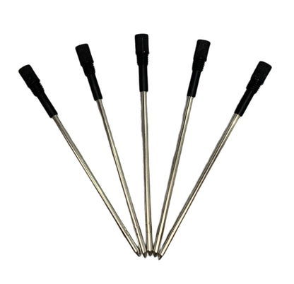 Pack of 5 Black Color Ink Refill Cartridge for Beadable METAL Pen for Your DIY Creations