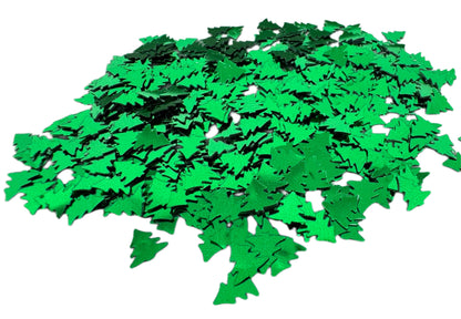 5, 10 or 20 gm Christmas Tree in Green Confetti Glitter for Beadable Snow Globe Pens, Christmas Ornament Accents, Slime, Decoden, Nail Art