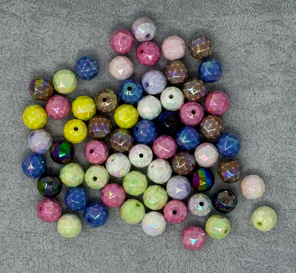 Acrylic Disco Ball Beads for Beadable Pen Stylus Keychain Bracelet and more for Your DIY Creations. Many Variations to Choose From!