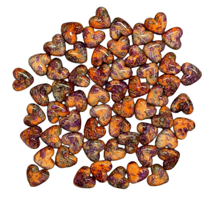Acrylic Marble Heart Beads for Beadable Pen Stylus Keychain Bracelet and more for Your DIY Creations. Just in Time for Valentine’s Day!