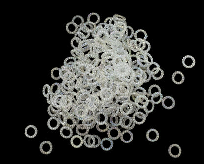 White AB Faux Pearl Round Acrylic Spacer Beads for Beadable Pen Stylus Keychain Bracelet and more for Your DIY Creations