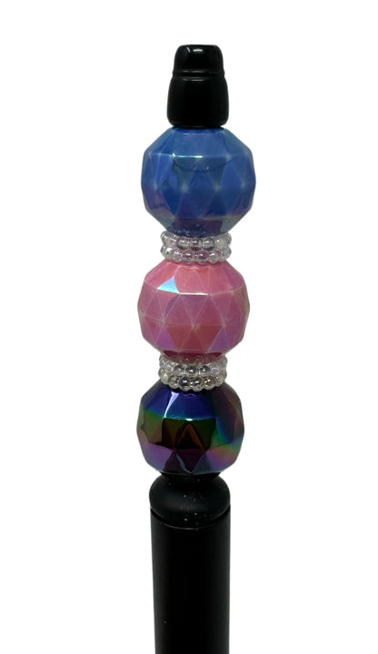 White AB Faux Pearl Round Acrylic Spacer Beads for Beadable Pen Stylus Keychain Bracelet and more for Your DIY Creations
