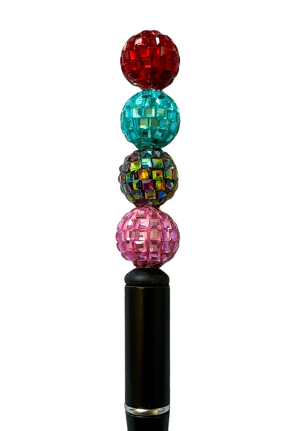 10 Pieces Gorgeous 16mm Rhinestone and Clay Disco Ball Beads for Beadable Pen Stylus Keychain Bracelet Earrings and More