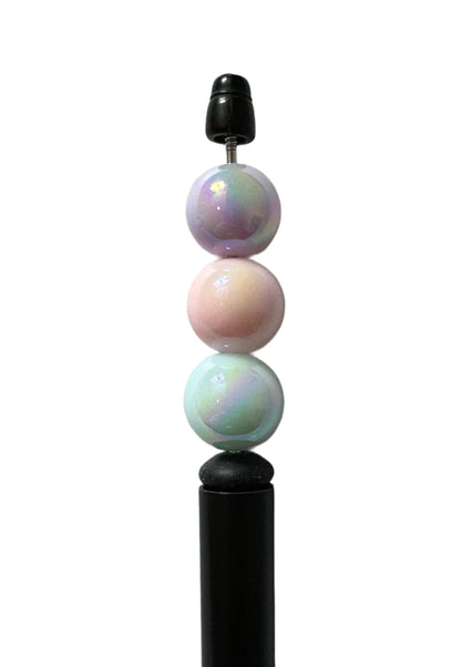Glow Magic! 10 Pieces of 16mm Luminous Pastel Acrylic Beads for Beadable Pen Stylus Keychain and more of Your DIY Creations