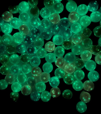 Glow Magic! 10 Pieces of 16mm Luminous Pastel Acrylic Beads for Beadable Pen Stylus Keychain and more of Your DIY Creations