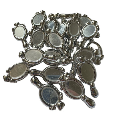 41mm Hand Held Acrylic Mirror Beads with Reflective Mirror for Beadable Pen Stylus Keychain Bracelet and more for Your DIY Creations