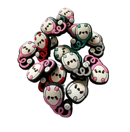 Cute Cartoon Stethoscope for Nurse or Doctor Silicone Focal Bead for Beadable Pens, Stylus, Pencils, Keychains, More