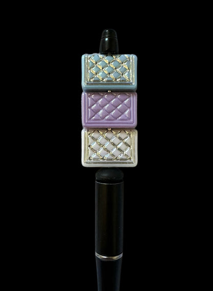 So Cute! Cushioned Purse Acrylic Bead Mix for Beadable Pen Stylus Keychain and More! Perfect to Use with Designer Focals and Beads!
