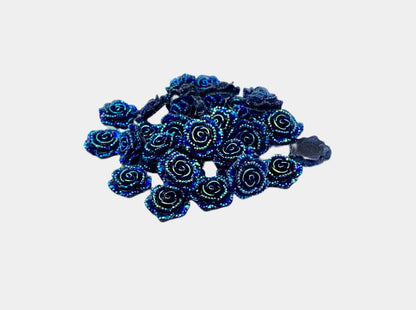 New Price! 14mm Shiny Metallic Look Resin Rose Flower Cabochon Flat Back Perfect DYI Phone Cases Water Bottles Scrapbook Hair Accessory