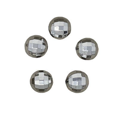 10 or 25 Pieces Shiny Metallic Disco Ball Acrylic Bead for Beadable Pen Stylus Keychain Bracelet for Your DIY Creations