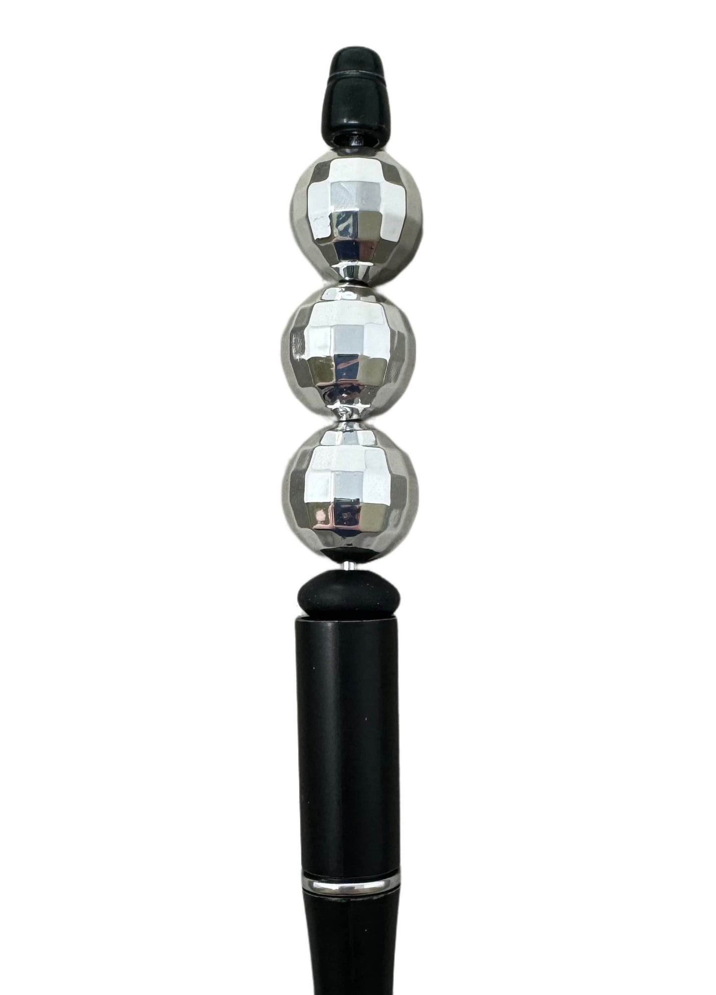 10 or 25 Pieces Shiny Metallic Disco Ball Acrylic Bead for Beadable Pen Stylus Keychain Bracelet for Your DIY Creations