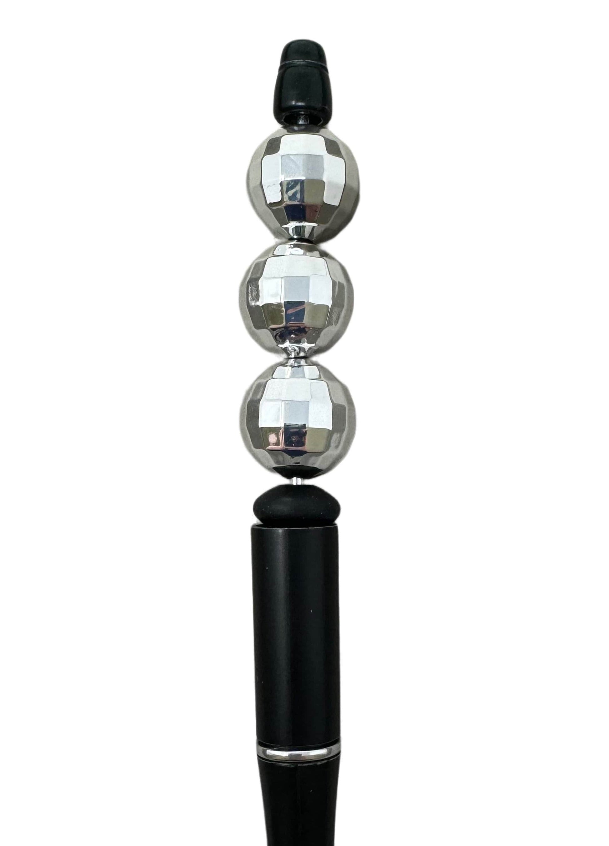 10 or 25 Pieces Shiny Metallic Disco Ball Acrylic Bead for Beadable Pen Stylus Keychain Bracelet for Your DIY Creations