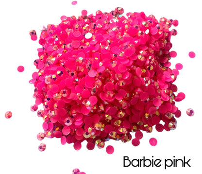 1,000 Pieces 4mm SS16 Jelly Resin Rhinestones Non-Hotfix Flatback. So Many AB Colors Available for Your DYI Projects, Nail Art and More!