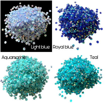 1,000 Pieces 4mm SS16 Jelly Resin Rhinestones Non-Hotfix Flatback. So Many AB Colors Available for Your DYI Projects, Nail Art and More!