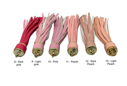 So Many Colors! 100mm Leather Like Tassel for DYI, Key Chains, Purse and Handbags or Clothing