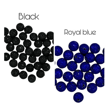 Gorgeous 20mm Pave Rhinestone and Clay Beads for Beadable Pen Stylus Keychain Bracelet Earrings and More. So Many Colors plus Leopard!