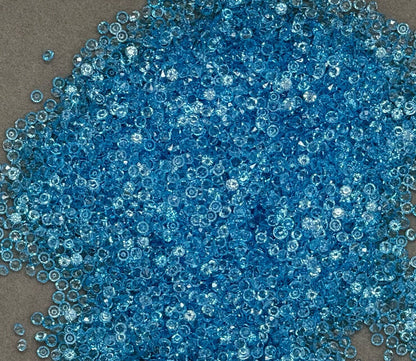 5, 10 or 20 gm Blue Diamond Like Confetti Glitter for Beadable Snow Globe Pens, Nail Art, Slime, Decoden and More!