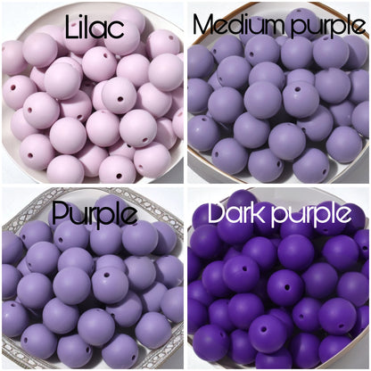15mm Silicone Round Beads with Wholesale Prices. Perfect for Your DIY Creations with Beadable Pens, Keychains, Lanyards, Bracelets & more!