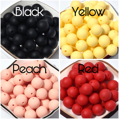 15mm Silicone Round Beads with Wholesale Prices. Perfect for Your DIY Creations with Beadable Pens, Keychains, Lanyards, Bracelets & more!