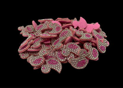 Felt and Rhinestone Flat Back Patch or Appliqué Duck for DYI Clothing Scrapbook Hair Accessory Decorative Cruising Ducks