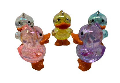 High Quality 3D Acrylic Duck Pendant Rubber Duckie Style for Keychains, Ornaments and More! Decorative Cruising Ducks