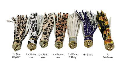 So Many Colors! 100mm Leather Like Tassel for DYI, Key Chains, Purse and Handbags or Clothing