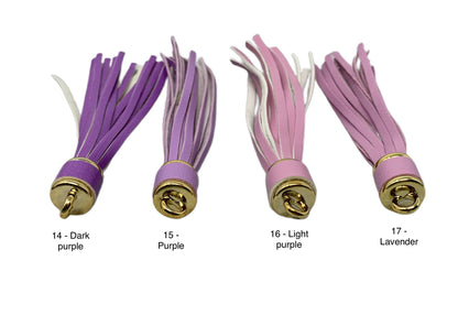 So Many Colors! 100mm Leather Like Tassel for DYI, Key Chains, Purse and Handbags or Clothing