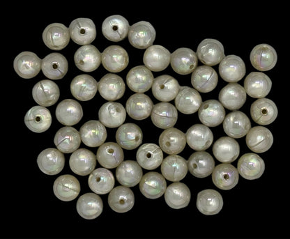 16mm Acrylic Galaxy Beads with Lightly Glittered Centres for Beadable Pen Stylus Keychain Bracelet and more for Your DIY Creations