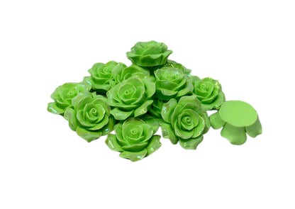 New Price! 34mm AB Coating Resin Rose Flower Cabochon Flat Back Perfect for DYI Phone Cases Water Bottles Scrapbook Hair Accessory