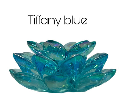 Lotus Flowers 3 Piece Sets Acrylic Beads for Beadable Pen Stylus Keychain Bracelet for Your DIY Creations