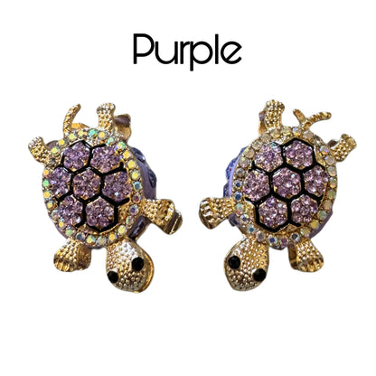 Ultra Premium Two Sided Metal Turtle Rhinestone Beads for Beadable Pens, Stylus, Keychains, and more!