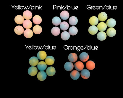 Luminous 15mm Silicone Round Beads with Wholesale Prices. For Your Glow DIY Creations with Beadable Pens, Keychains, Bracelets & more!