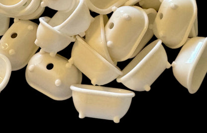 So Cute!!! Little Bathtub Bead for Ducks or Other Characters. Create Your Own Rubber Duckie in the Bath! Decorative Cruising or Jeep Ducks