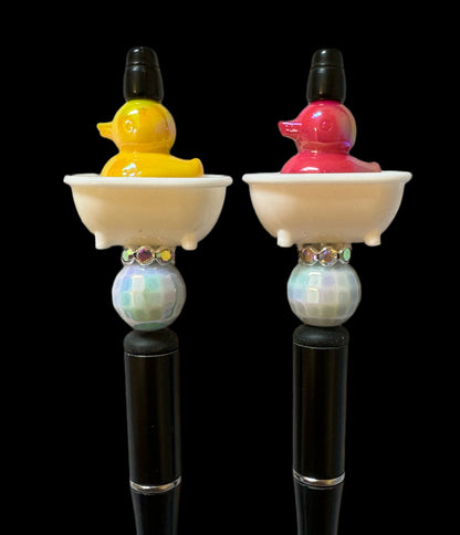 So Cute!!! Little Bathtub Bead for Ducks or Other Characters. Create Your Own Rubber Duckie in the Bath! Decorative Cruising or Jeep Ducks