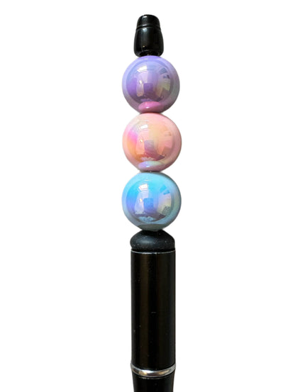 16mm Aurora Borealis AB Finish Acrylic Beads Mix for Beadable Pen, Keychain, Bracelet and more for Your DIY Creations.